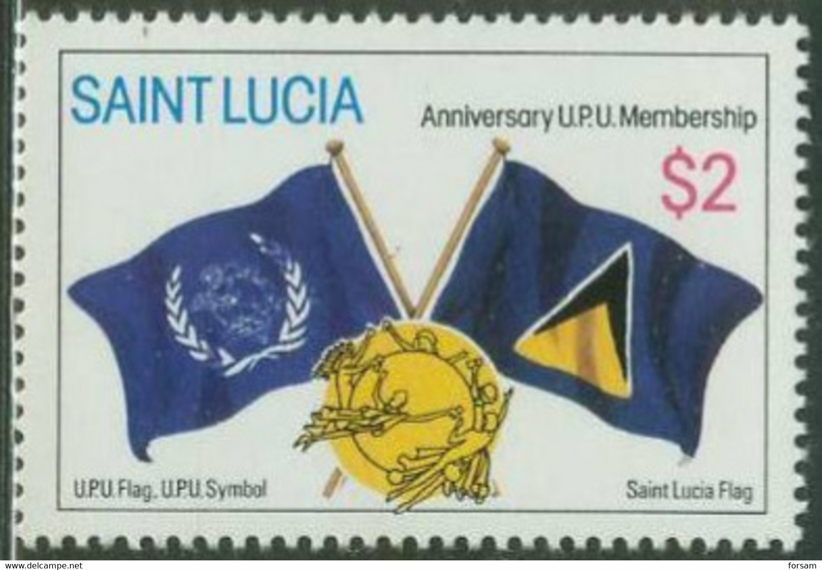 ST.LUSIA..1981..Michel # 562...MLH. - St.Lucie (1979-...)