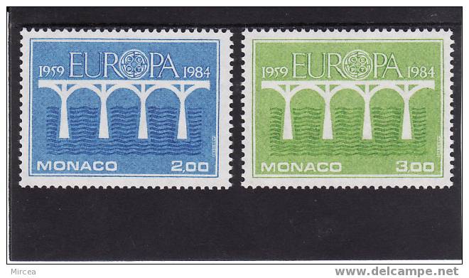 Monaco 1984 - Yv.no.1418/9 Neufs** - 1984