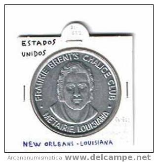 ESTADOS UNIDOS U.S.A.  Medalla NEW ORLEANS-LOUSIANA     DL-622 - Andere & Zonder Classificatie