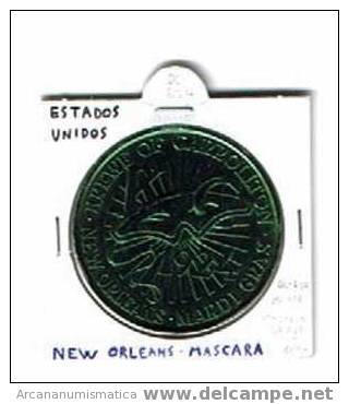 ESTADOS UNIDOS U.S.A.  Medalla NEW ORLEANS  MASCARA      DL-624 - Altri & Non Classificati