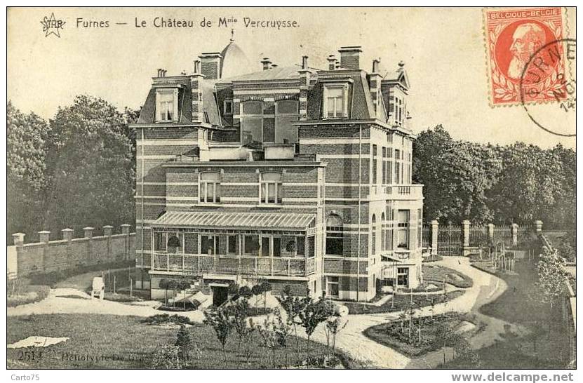 BELGIQUE - FURNES - VEURNES - Le Château De Mme Vercruysse - Veurne