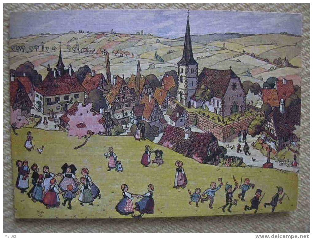 L ALSACE MERVERLLEUSE D HANSI REPRODUCTION - Hansi