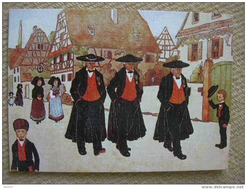 L ALSACE MERVERLLEUSE D HANSI REPRODUCTION - Hansi