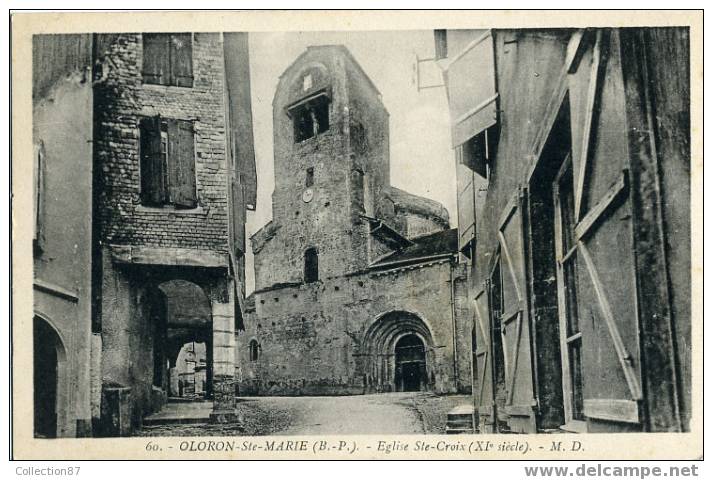 64 - PYRENEES ATLANTIQUES - OLORON STE MARIE - EGLISE STE CROIX - Oloron Sainte Marie