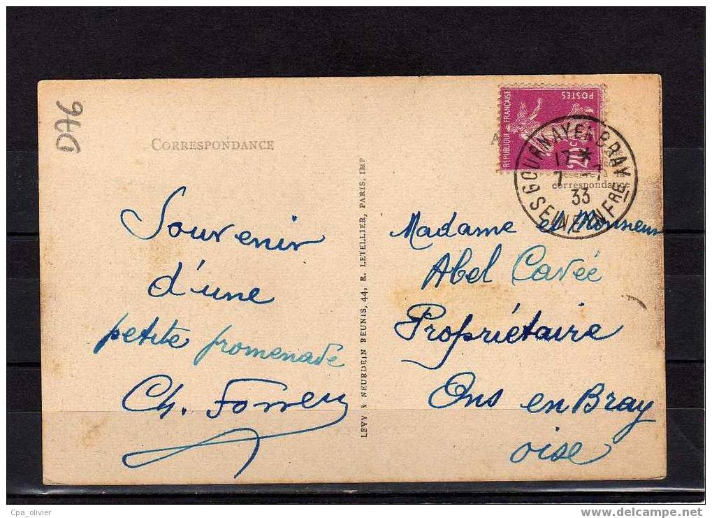 76 GOURNAY EN BRAY Gare, Extérieur, Attelages, Ed ND 9, 1933 - Gournay-en-Bray