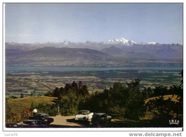 GEX - LA FAUCILLE -  Sur La Route Blanche Paris Genève, Panorama Sur Le Mt Blanc Depuis Belvédère Du PAILLY - N° 1775 - Gex