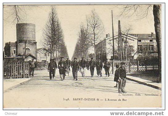 SAINT DIZIER L'AVENUE DE BARBEAU PLAN ANNIME - Saint Dizier