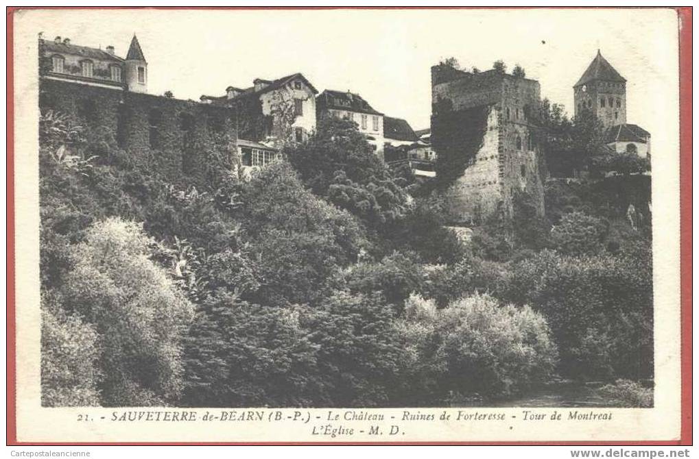 64 SAUVETERRE BEARN Postée 1938 ¤ DELBOY 21 Etat TTB Dst ALQUIER à MAZAMET ¤ Pyrénées Atlantiques C2520 - Sauveterre De Bearn