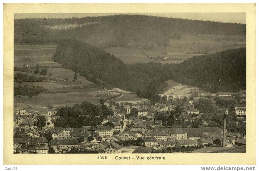 SUISSE - COUVET - Vue Générale - Couvet