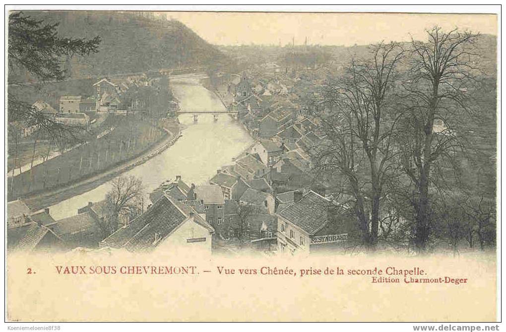 VAUX SOUS CHEVREMONT - VUE VERS CHÊNÉE .... - Chaudfontaine