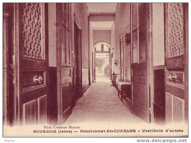 BOURGOIN Pensionnat St-CHARLES Vestibule D'Entrée - Bourgoin