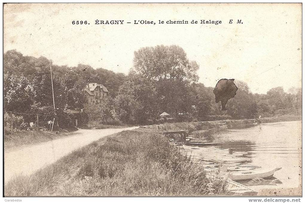 CPA De ERAGNY - L'Oise, Le Chemin De Halage. - Eragny