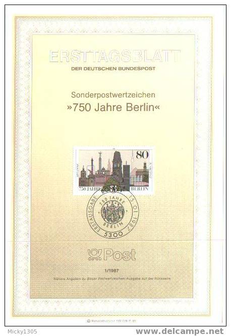 Germany - ETB 1/87 (Z360)- - 1981-1990