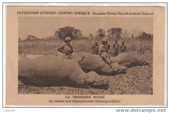 CITROEN  HIPPOPOTAMES CHASSE X - Repubblica Centroafricana