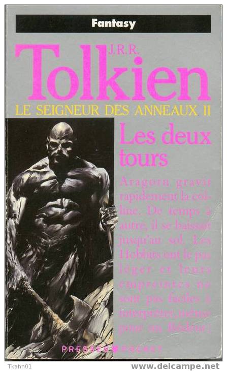 P-P S-F  N° 5453   " LES DEUX TOURS "  J-J-R-TOLKIEN  472 PAGES - Presses Pocket