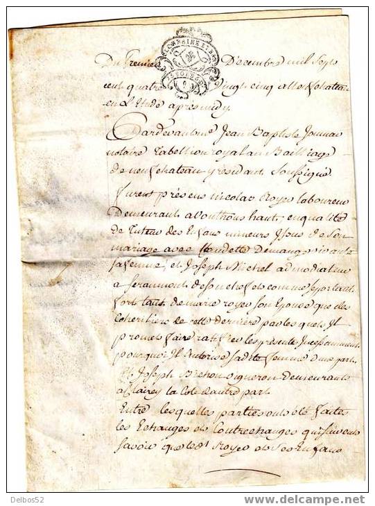 Clerey La Cote En Meuse Et Vouthon Bas Dans Les Vosges - Historical Documents