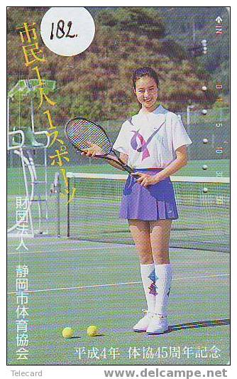 Télécarte Japon Sport TENNIS (182) Japan Phonecard - Sport