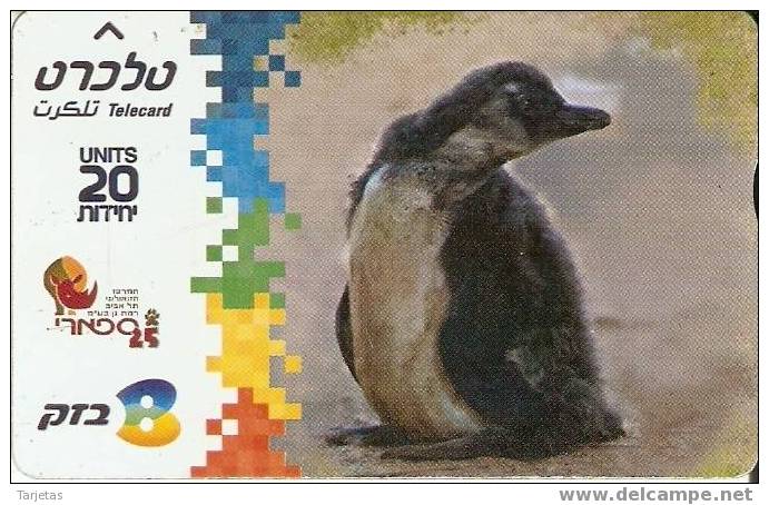 TARJETA DE ISRAEL DE UN PINGUINO - Pinguïns & Vetganzen