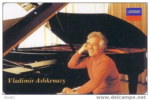 Japan Phonecard Music Piano - Vladimir ASHKENAZY - Musica Musique Musik - 03 - Musik