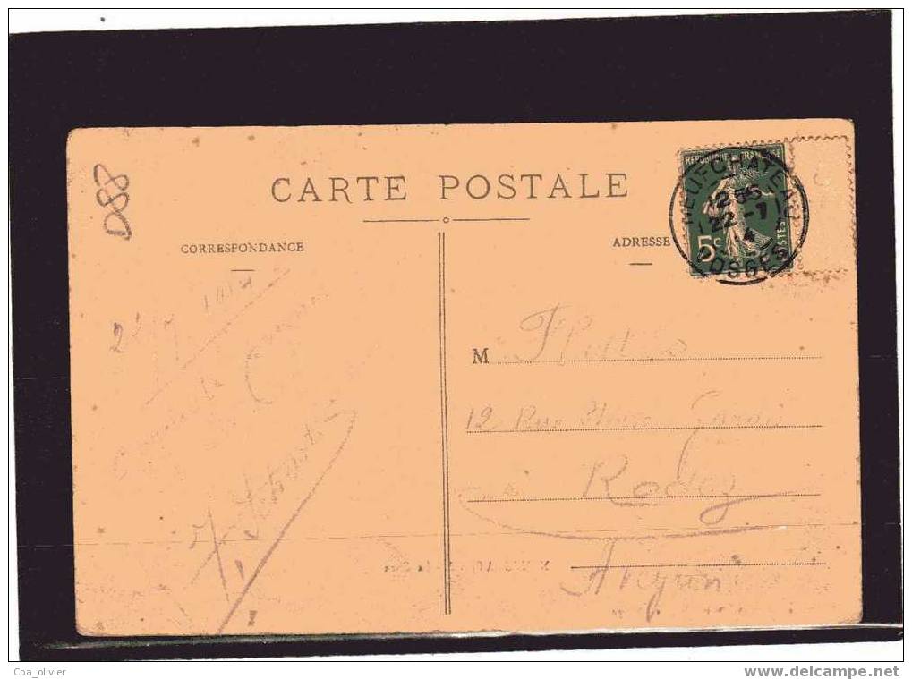 88 NEUFCHATEAU Gare, Extérieur, Charettes, Ed MMR, 1914 - Neufchateau