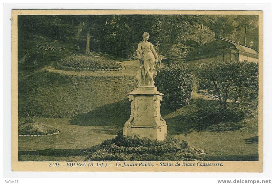 BOLBEC - Jardin Public - Statue De Diane Chasseresse - Bolbec