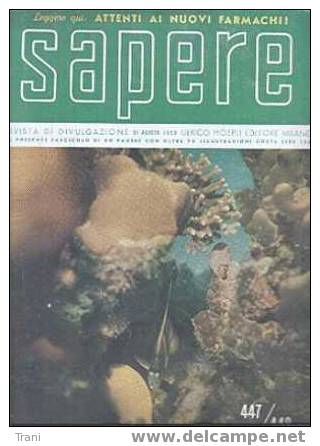 SAPERE - 8/1953 - Art, Design, Decoration