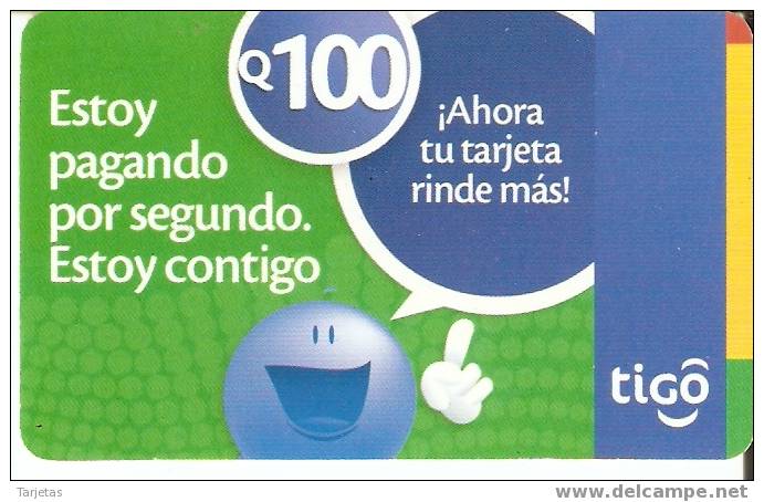 TARJETA TIGO DE GUATEMALA DE 100 QUETZALES - Guatemala