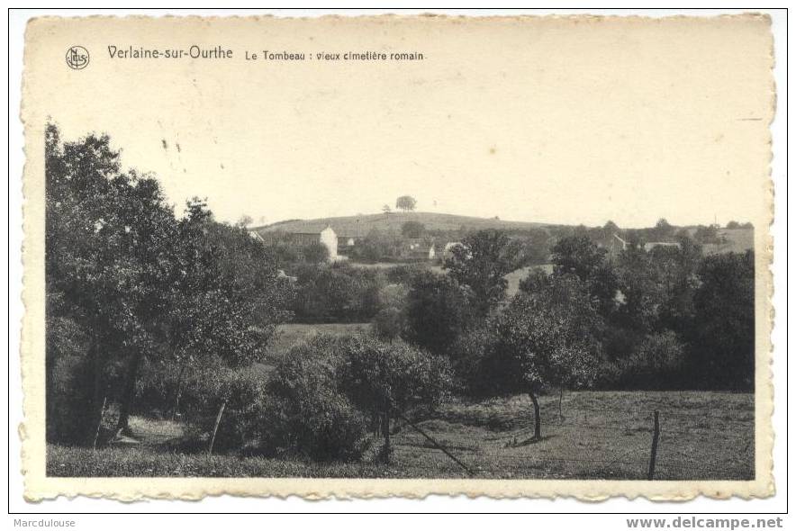 Verlaine-sur-Ourthe. Le Tombeau: Vieux Cimetière Romain. Het Graf: Oud Romeins Kerkhof. - Verlaine