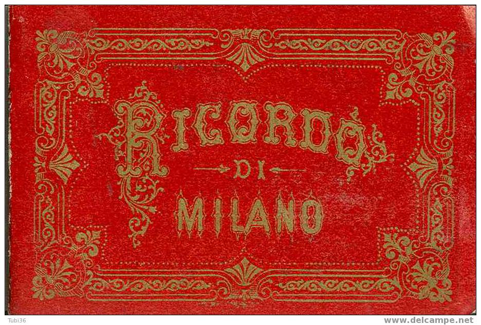 RICORDO MILANO  - ANIMATA E CAVALLI - ANNI 1900 - Obj. 'Herinnering Van'