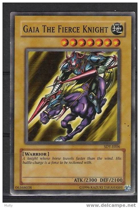 Gaia The Fierce Knight.    ATK 2300 / DEF 2100 - Yu-Gi-Oh