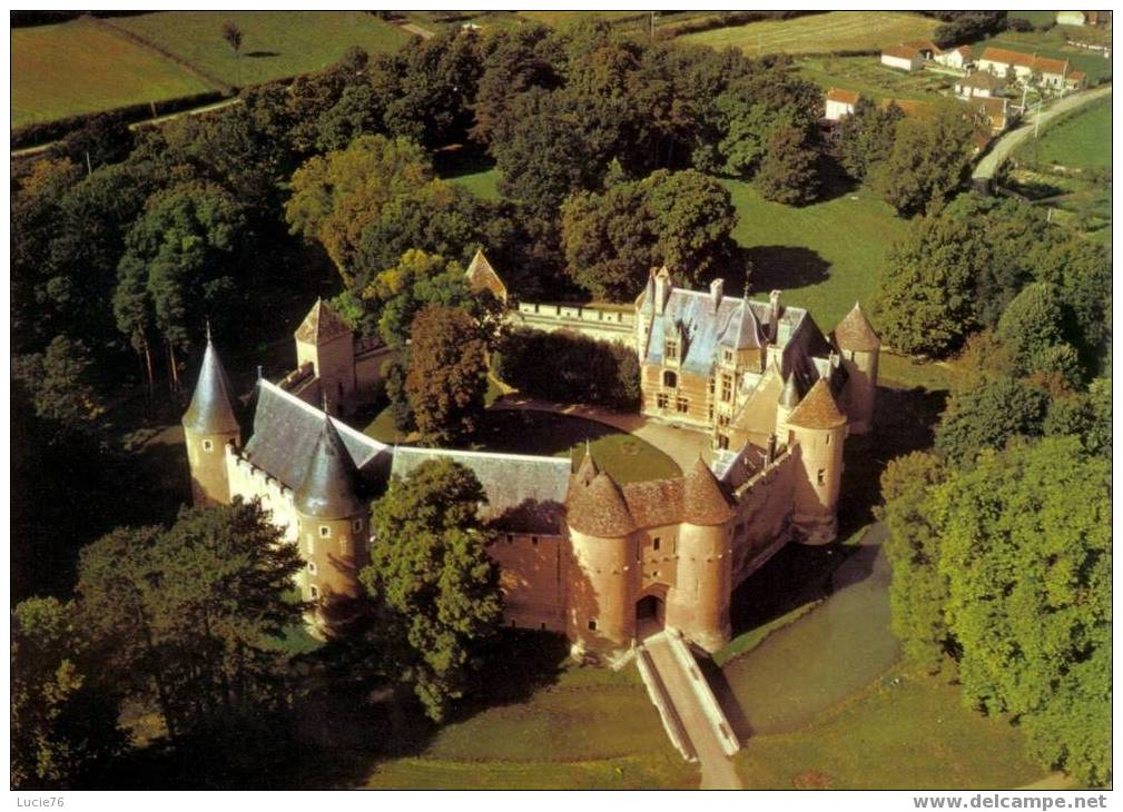 AINAY LE VIEIL    -  Château  -  Vue Aérienne   N° 185001 - Ainay-le-Vieil