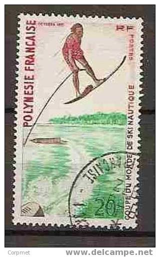 POLYNESIE - WATER SKIING - 1971 Yvert # 87 VF USED SET - Ski Náutico