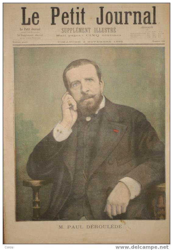 Paul Déroulède 1895 - Le Petit Journal