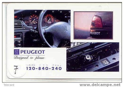 Phonecard PEUGEOT.  Telefoonkaart PEUGEOT.  Schede Telefoniche PEUGEOT  (7) - Auto's