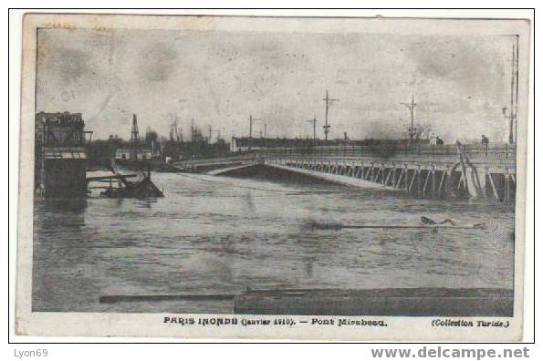 PARIS INONDATIONS  PONT MIRABEAU X - Paris (15)