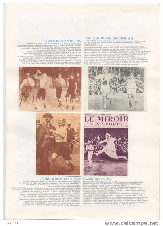 Rare Dossier POULAIN  - Jeux Olympiques - COMPLET - Coubertin , Lenglen , Mimoun , Killy , Spitz ... - Cioccolato