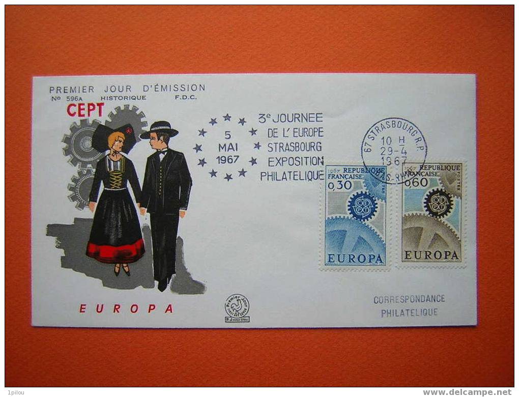 EUROPA 1967 .   1er Jour D´émission. - 1967