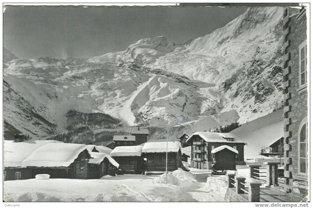 Saas-Fee 1800 M. - Alphubel Und Täschhorn - Täsch