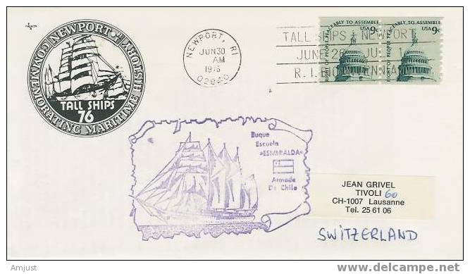 Cachet Commémoratif Maritime History - Cartes Souvenir