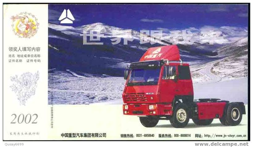 China, Postal Stationery, Truck - Trucks