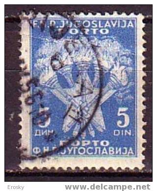 PGL - YUGOSLAVIA TAX Mi N°102 - Timbres-taxe