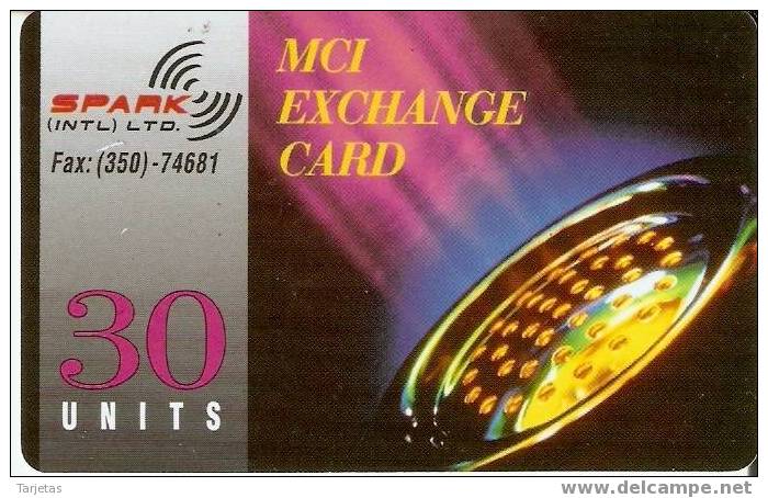 TARJETA MCI EXCHANGE CARD SPARK DE 30 UNITS - Autres & Non Classés