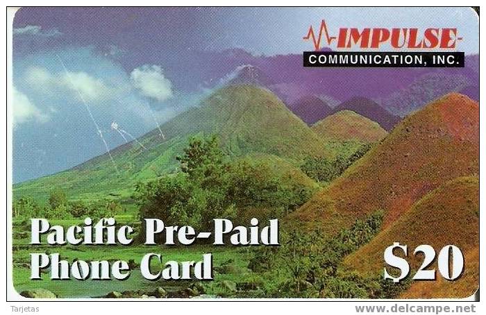 TARJETA PACIFIC PREPAID DE 20$ DE MONTAÑAS - Other & Unclassified