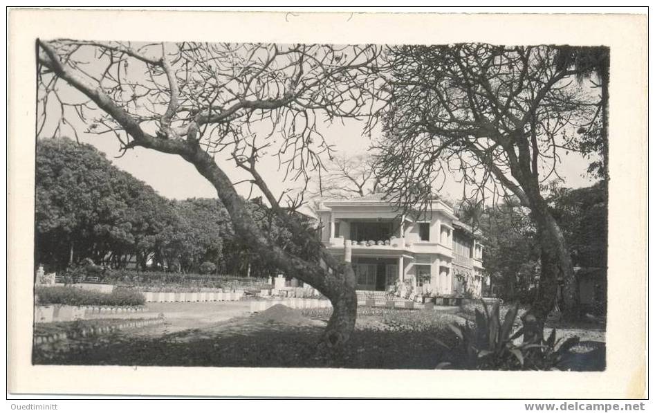 Konakry.1947.Photo Véritable.9x11.Résidence Du Gouverneur. - Guinea Francese