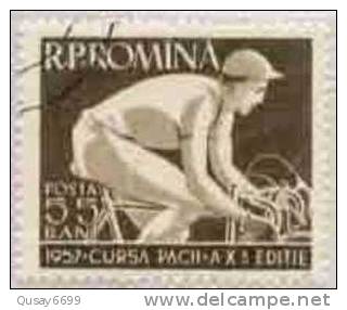 Romania , 1957: Peace Cycling Course - Vélo