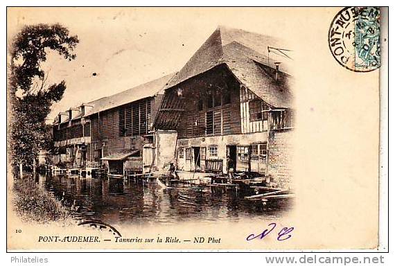 PONT AUDEMER  TANNERIES 1905 - Pont Audemer