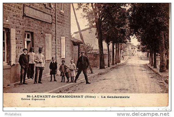 ST LAURENT   GENDARMERIE - Saint-Laurent-de-Chamousset