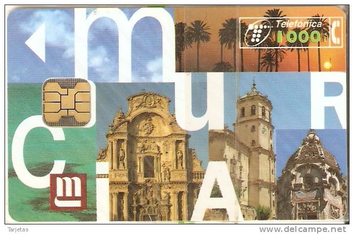 TARJETA CP-064 MURCIA DE 1000 PTAS Y TIRADA 64000  NUEVA-MINT - Commemorative Advertisment