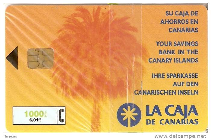 TARJETA CP-167 CAJA CANARIAS DE TIRADA 35000  NUEVA-MINT - Werbekarten