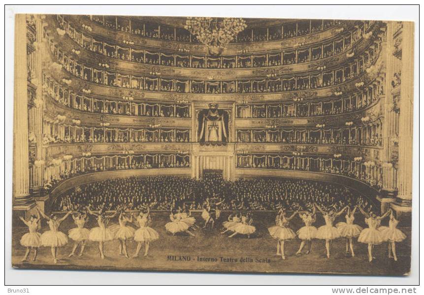 MILANO : Interno Teatro Della Scala . 1917 . - Opera